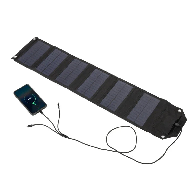 USB折りたたみ式 ソーラーパネル（60W / 80W / 100W - 5V）